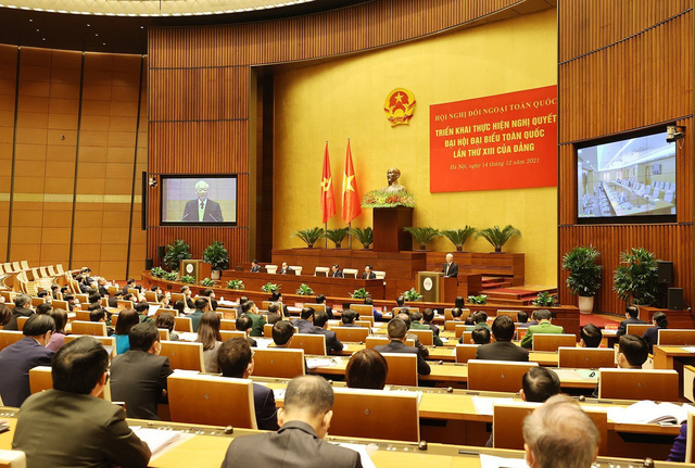 Description: Toàn văn phát biểu của Tổng Bí thư Nguyễn Phú Trọng tại Hội nghị Đối ngoại toàn quốc - Ảnh 1.
