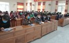 Hội nghị tiếp xúc cử tri trước kỳ họp thứ tư, HĐND huyện khóa VI, nhiệm kỳ 2021-2026 tại thị trấn Sơn Lư.
