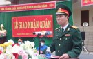 Thị trấn Sơn Lư tiễn đưa tám thanh niên lên đường làm nghĩa vụ quân sự năm 2021