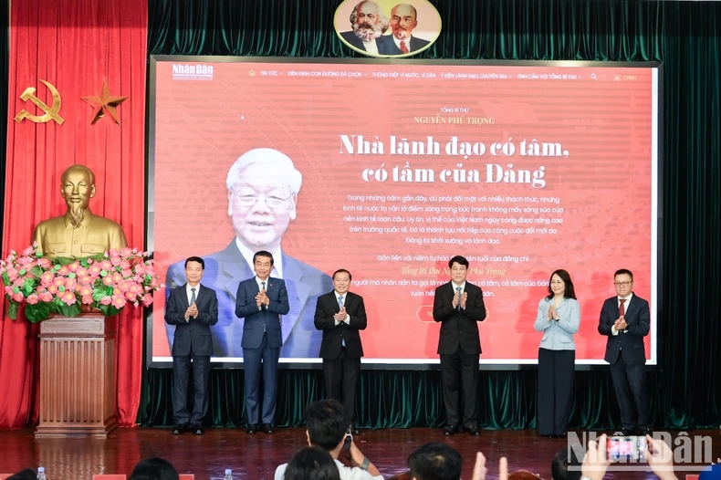 Khai trương Trang thông tin đặc biệt Tổng Bí thư Nguyễn Phú Trọng - Nhà lãnh đạo có tâm, có tầm của Đảng